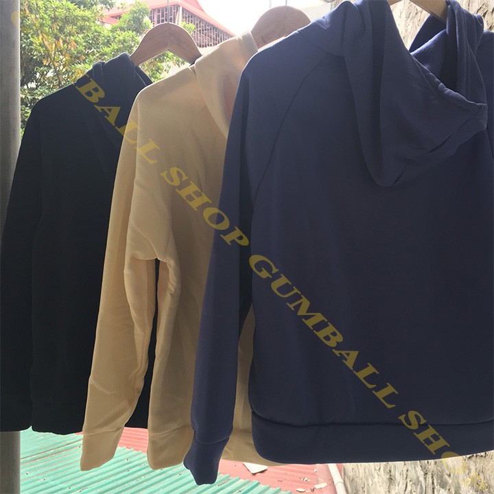 Áo hoodie nữ form rộng trơn 3 màu chất vải dày dặn lót nỉ phong cách Hàn Quốc