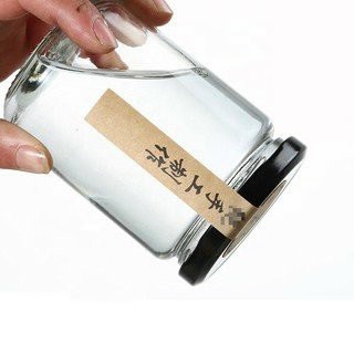 Hủ thủy tinh lùn 100ml nắp thiếc