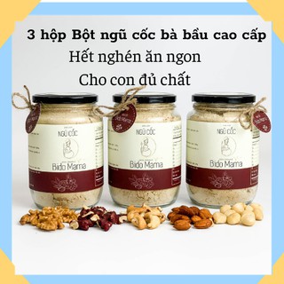Ngũ cốc mẹ bầu cao cấp 💓𝐅𝐑𝐄𝐄 𝐒𝐇𝐈𝐏💓Bido Mama 600 gram, thai nhi phát triển toàn diện, mẹ tăng cân đúng chuẩn