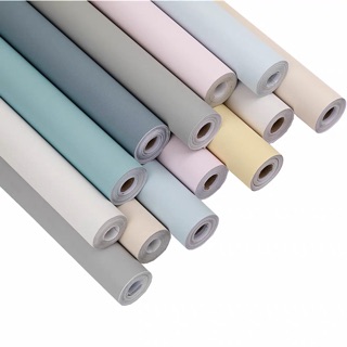 Giấy dán tường một màu [GIÁ Sỉ]_10m decal dán tường màu trơn có keo sẵn