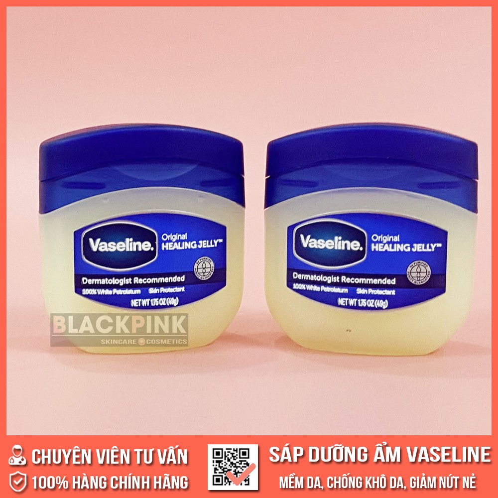 Sáp dưỡng ẩm Vaseline 49g hàng chuẩn Mỹ - Sáp cấp ẩm làm mềm da, dưỡng da đa năng