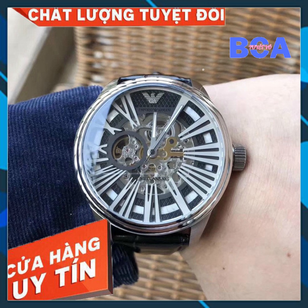 [HÀNG XA XỈ]Đồng Hồ Nam Thương Hiệu Đẳng Cấp Emporio Armani Chống Nước, Trầy Xước Size 44mm , Đồng Hồ SATOMI