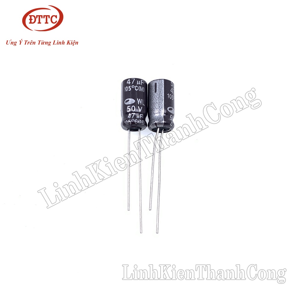 Bộ 2 Chiếc Tụ Hóa SAMWHA 47uF 50V