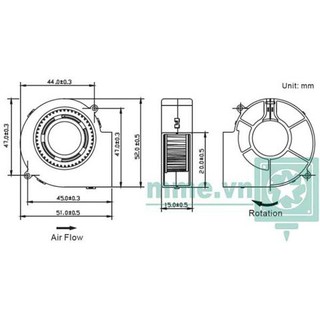 Quạt hướng kính 12V