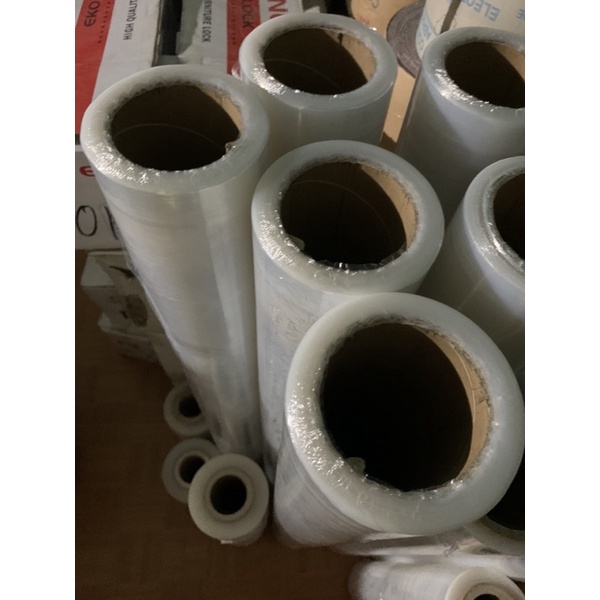 Màng nilong trong PE bọc hàng, màng chít quấn pallet dài 25-100cm