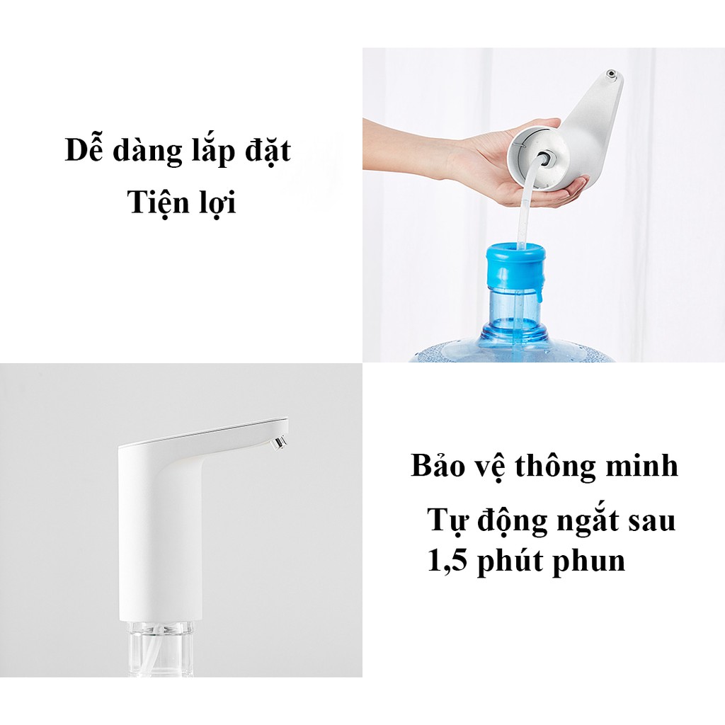 Máy phun nước tự động hiển thị độ tinh khiết nguồn nước Xiaomi Xiaolang