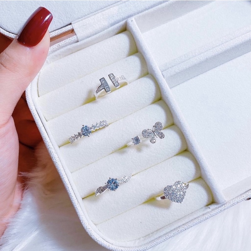 Nhẫn nữ Bạc ta sáng bóng , sang chảnh , giá rẻ - Vàng Bạc Khải Khải