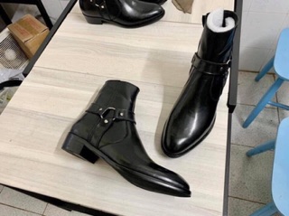 [FREE SHIP] Harness boots da bò 6cm