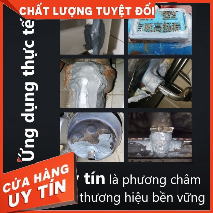 Keo chuyên dùng vá vết nứt, thủng kim loại. Keo dán sắt 2 thành phần AB, có khả năng chịu nhiệt tốt siêu bền, siêu chắc