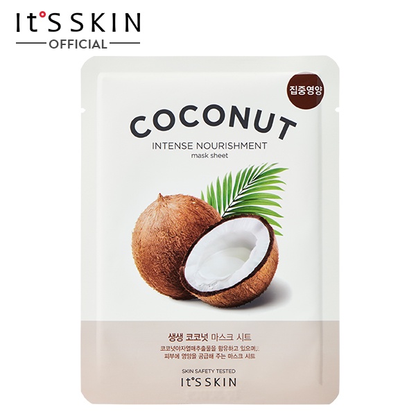 Mặt nạ dưỡng ẩm sâu nuôi dưỡng làn da mịn màng It's Skin The Fresh Mask Sheet Coconut