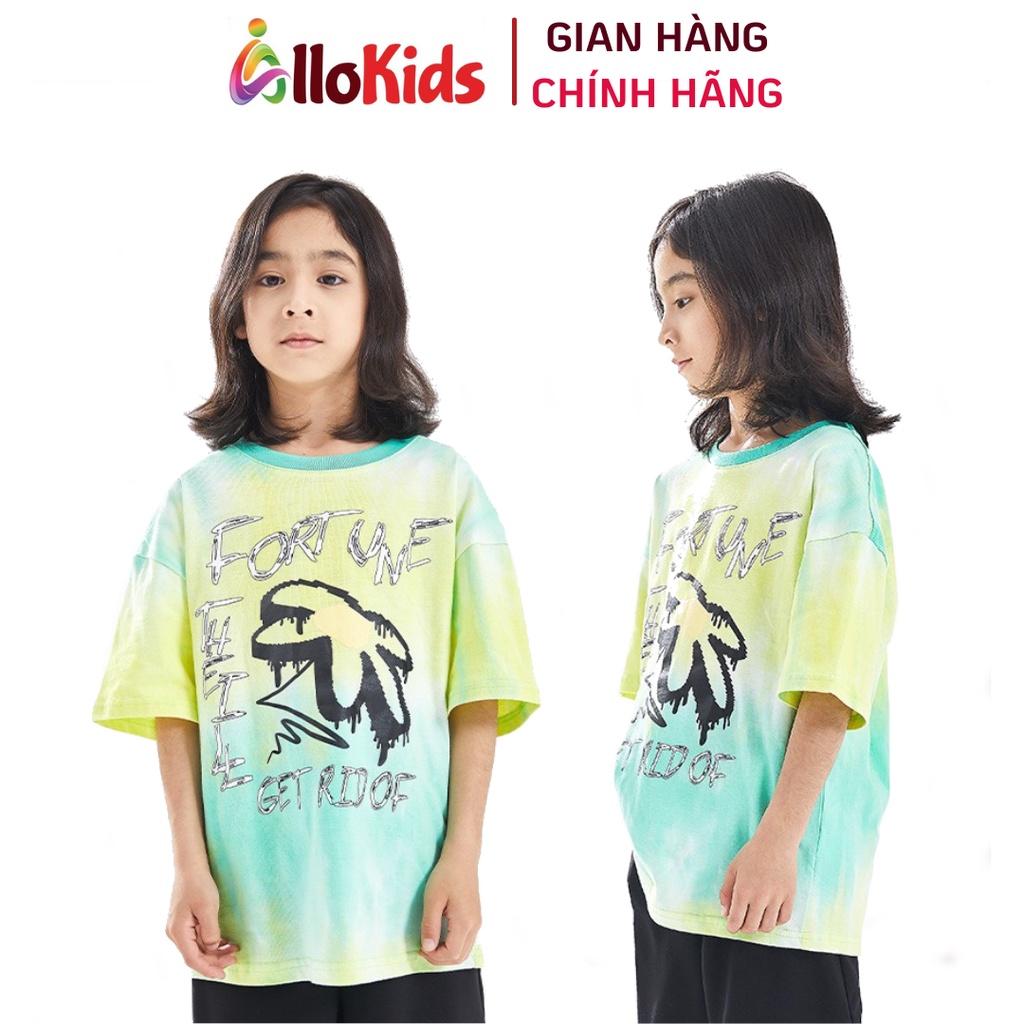17-65kg Áo Thun Loang Màu Size Đại Bé Trai Hàn Quốc 2022 #Loang họa tiết