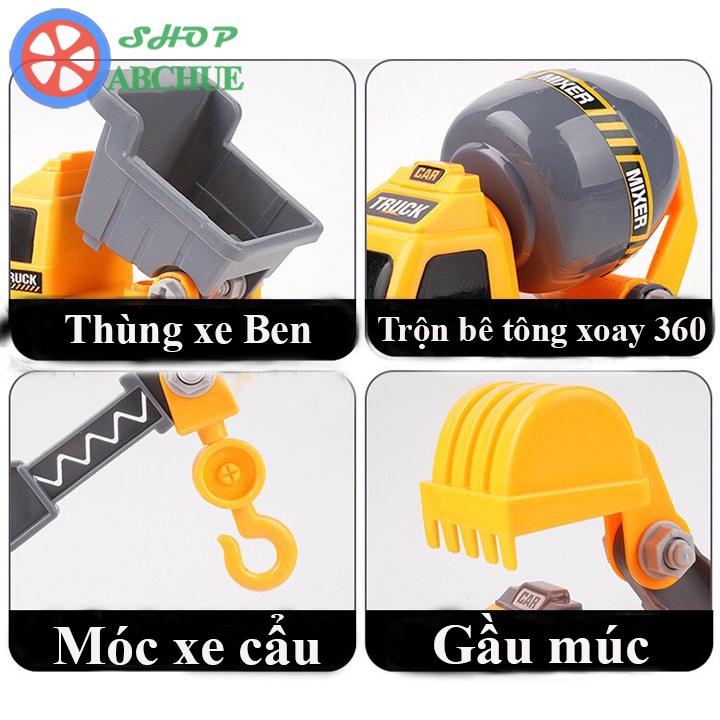 Đồ chơi cho bé ô tô lắp ráp