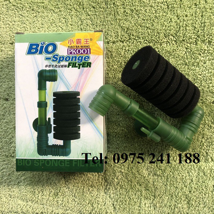Lọc bể cá PK001, lọc sủi hơi vi sinh cao cấp, phù hợp cho bể nhỏ hơn 60 lít