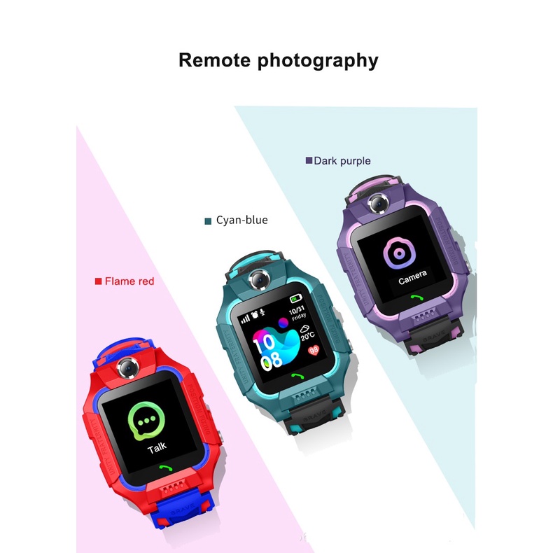 Đồng Hồ Thông Minh tiếng việt Z6 Chống Thấm Nước SOS + LBS Cho Trẻ Em