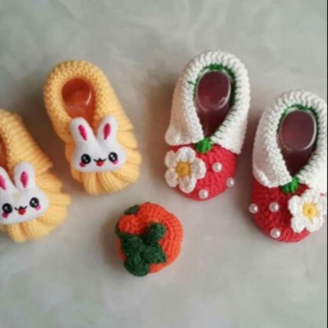 Giày len handmade cho bé !!