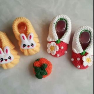 Giày len handmade cho bé !!