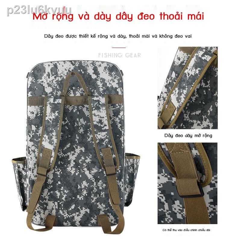 ❧ p23lu6kvuuTúi đựng ghế câu cá Túi đồ dày ba lô cần không thấm nước đa chức năng Phụ kiện