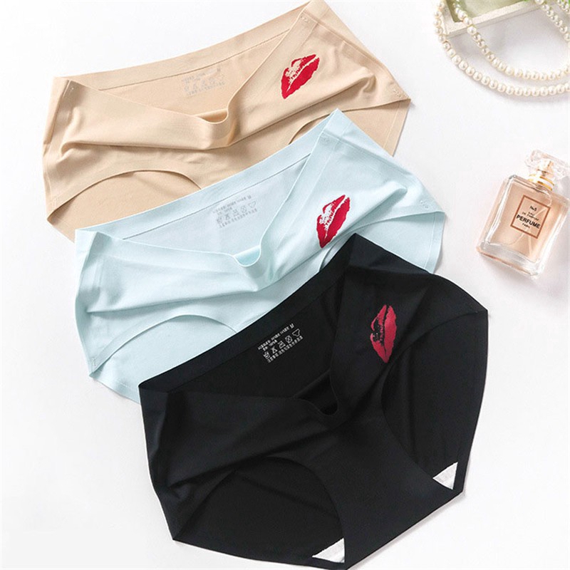 Quần lót lụa không đường may thoáng khí cho nữ