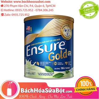 Sữa Bột Ensure Gold Hương Trà Xanh - 400g