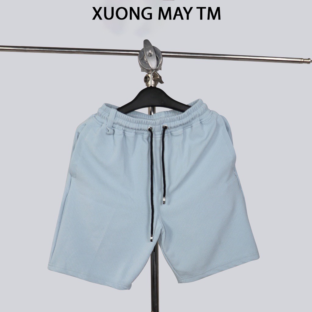 Quần short nam xốp tổ ong unisex thể thao basic quần đùi nam nữ oversize phong cách đường phố Hàn Quốc Ulzzang