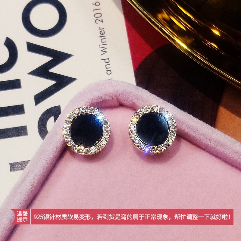 Bông Tai Hình Chữ Thập/ Trái Tim/ Ngôi Sao/ Mặt Trăng Xoắn Ốc Đơn Giản Thời Trang Cho Nữ