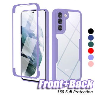 Ốp Điện Thoại Trong Suốt Bảo Vệ 360 Độ Chống Sốc Cho Samsung S21 S22 Plus Ultra S21 FE M52 5G