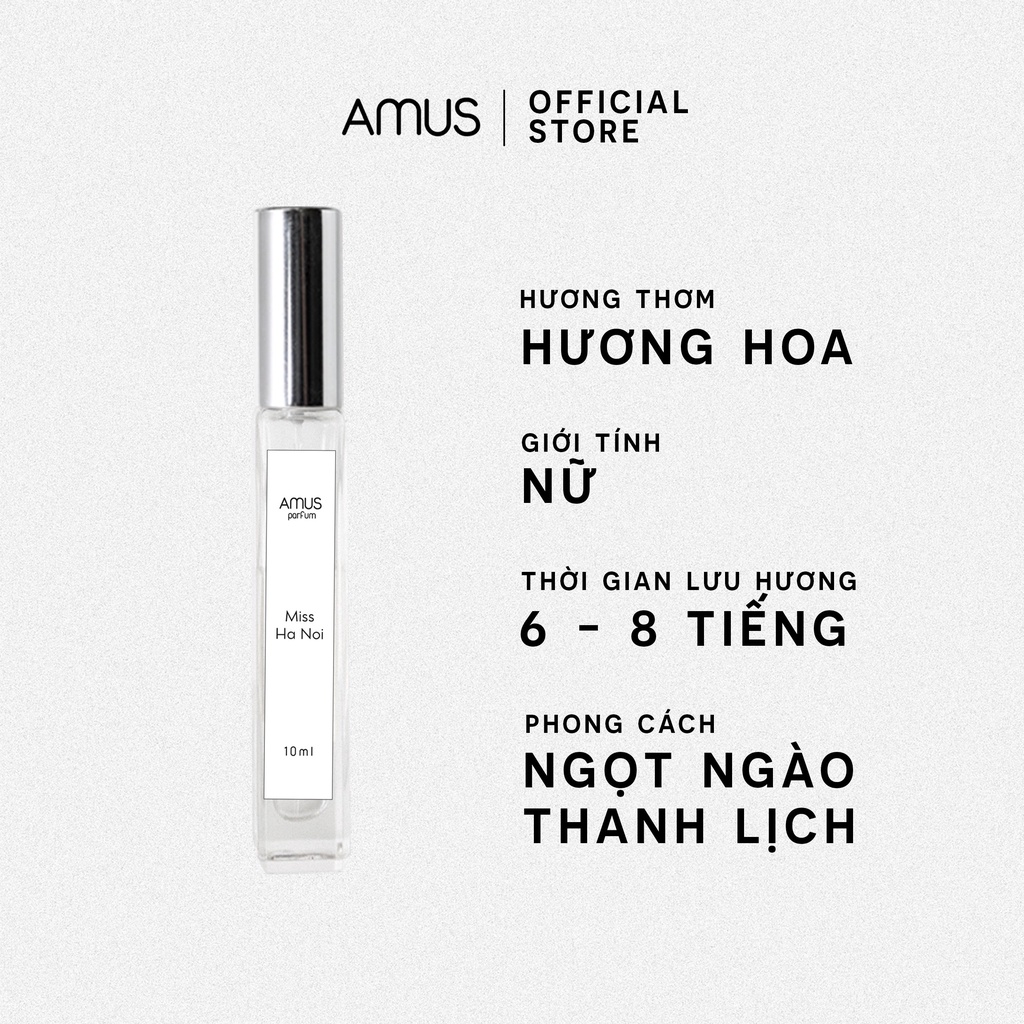Tinh Dầu Nước Hoa Nữ Miss Ha Noi Amus 10ml