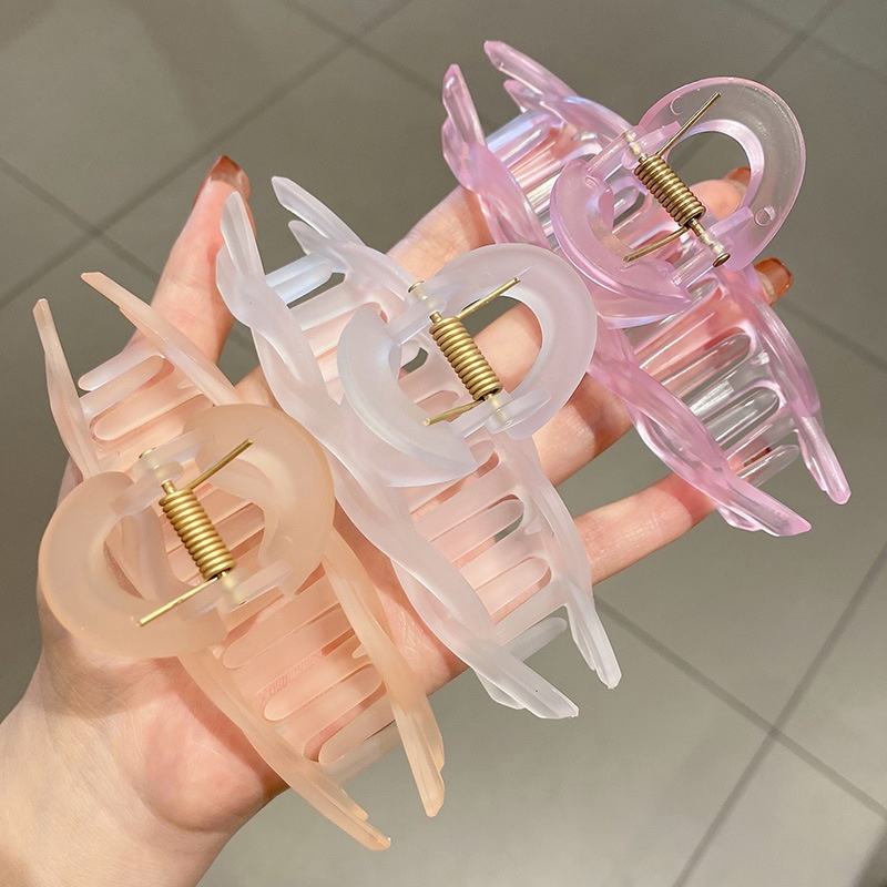 Kẹp tóc càng cua kích thước lớn màu sắc độc đáo thời trang dành cho nữ