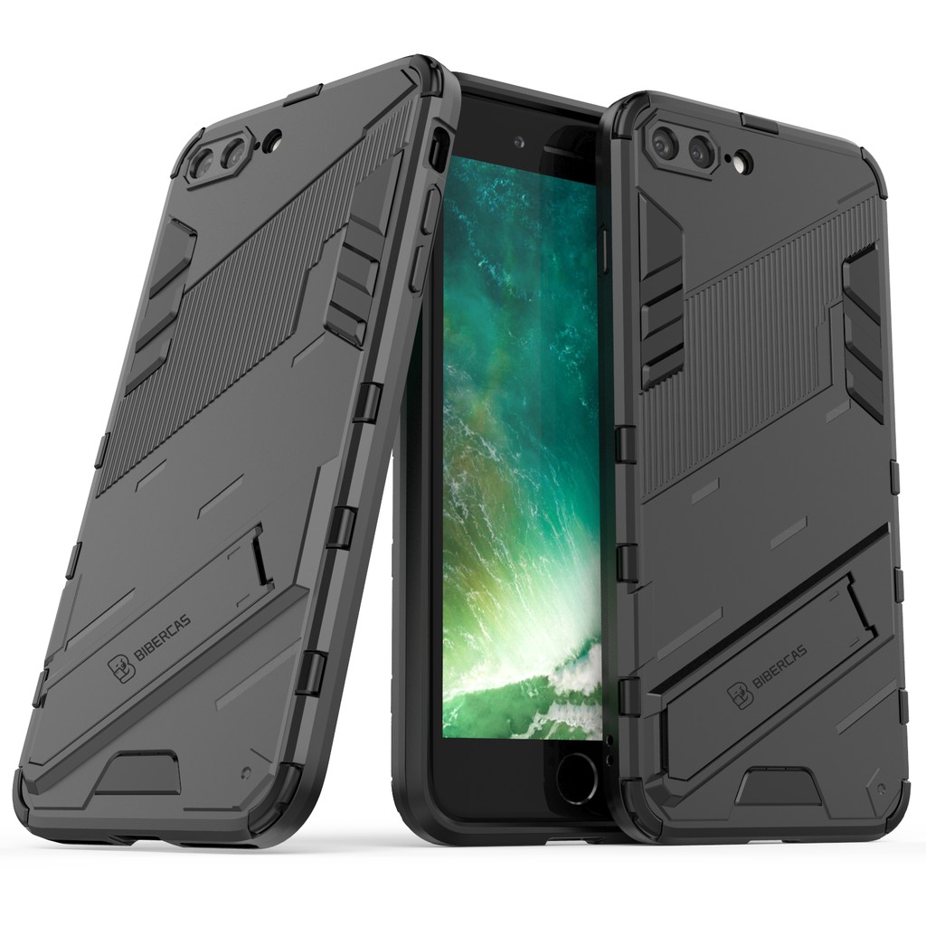 Ốp lưng Iphone 7 Plus / X / Xs / 12 Pro Max / 13 Pro Max / 14 Pro / 14 Pro Max Iron Man Ver 2 chống sốc giá đỡ xem phim