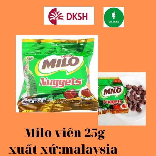 Kẹo Milo nuggest 25g date 1/2023