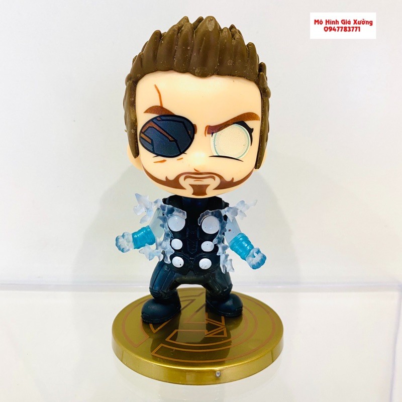 (Có Bán Lẻ) Mô Hình 6 Siêu Anh Hùng Marvel Avengers Cao 11cm Thanos DoctorStrange Thor Loki CaptainAmerica WinterSoldier