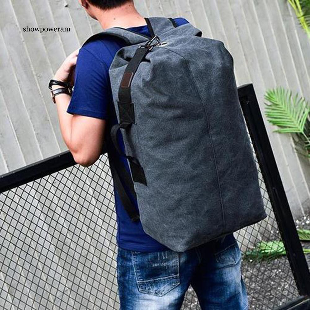 Balo canvas ngăn rộng du lịch thể thao cho nam