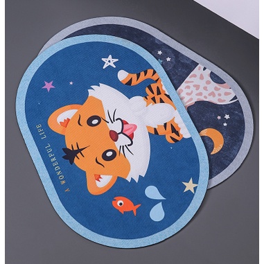 Thảm lau chân Silicon trải sàn siêu thấm hút nước chống trượt cao cấp đế cao su chất siêu dày phòng tắm