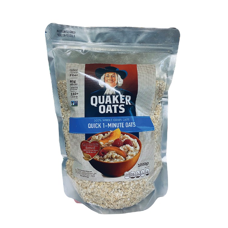 【Hot】COMBO 2KG Yến Mạch Quaker Mỹ Chuẩn Nhập! Sỉ sập sàn!