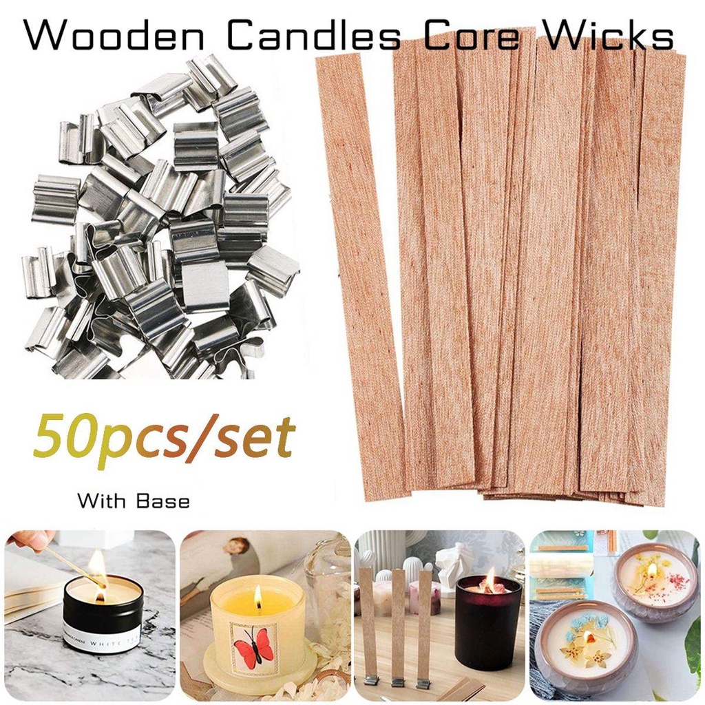 YIYU Set 50 Dây Bấc Nến N1N Trang Trí Tiệc Cưới