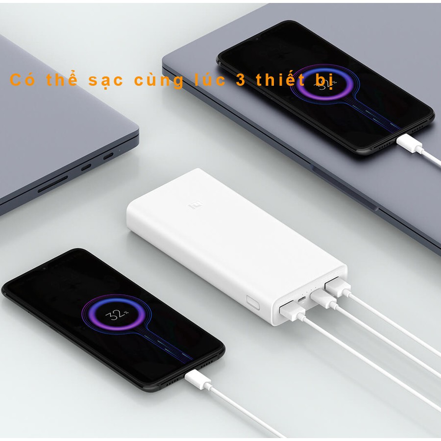 Sạc dự phòng Sạc nhanh pin sạc dự phòng Xiaomi Gen 3 2000mAh 10000mAh Sạc dự phòng Fast Charge Power Bank chính hãng