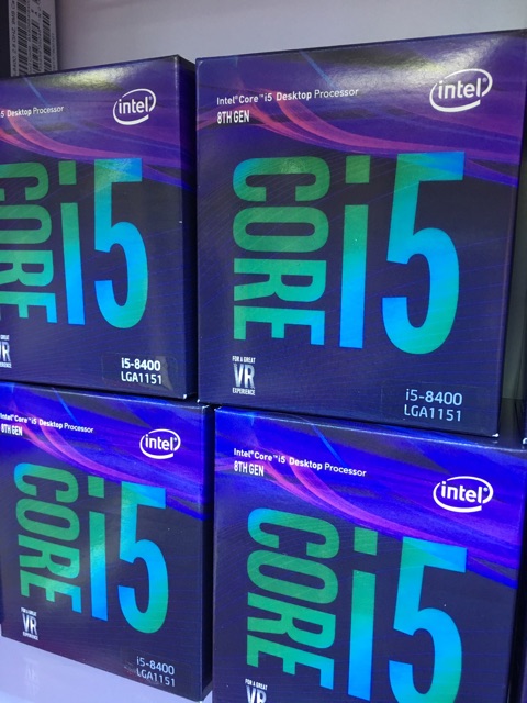 CPU Intel Core i5-8400 (2.8GHz up to 4.0GHz/ 6C6T/ 9MB/ 1151v2-CoffeeLake)