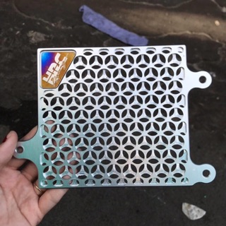 Che két nước nhôm cnc Vario, AB, Air Blade, SHVN  kiểu 3D kèm tem titan HRC