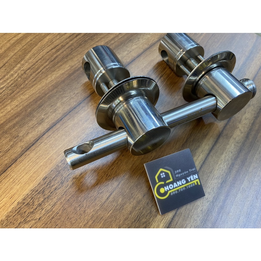 Bộ khóa trùy inox, khóa trùy inox, then chùy đôi chính hãng EL phi 40 - inox 304 chống gỉ sét