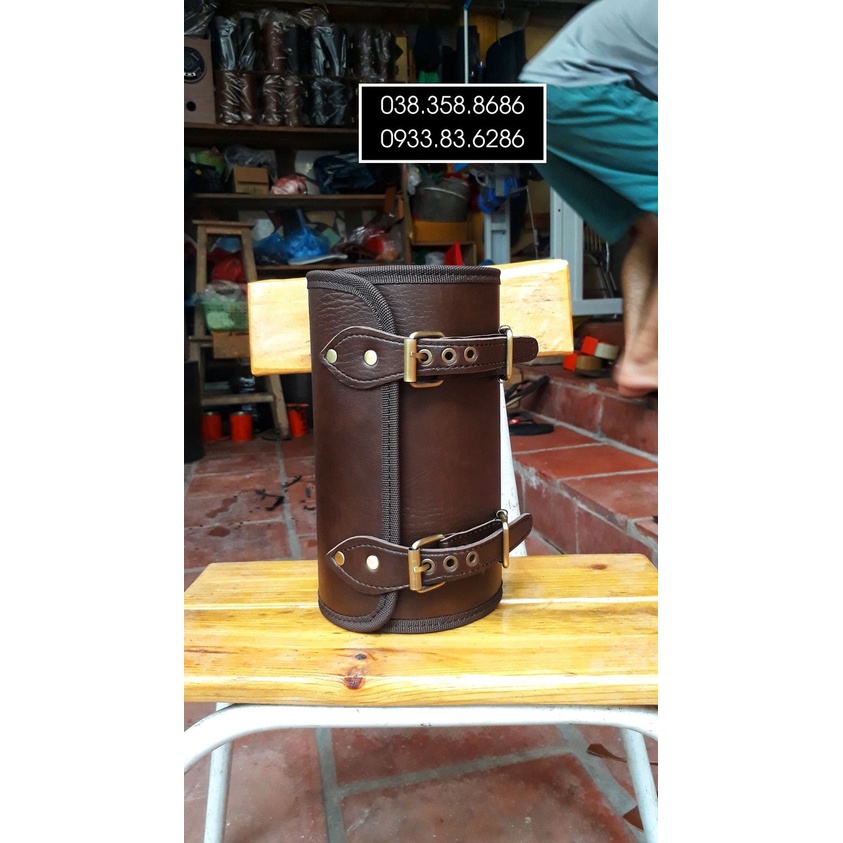 Túi tròn Trống Kích thước 24 * 12 Treo Hông Xe XSR 155