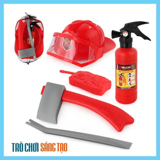 Bộ set đồ chơi tập làm lính cứu hoả Fire