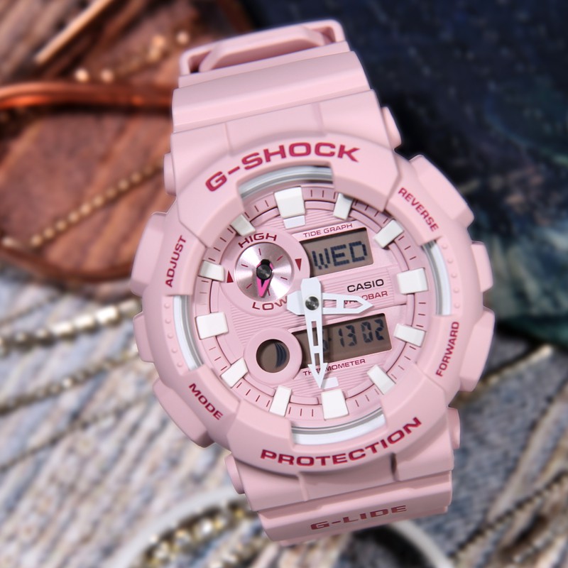EZ1v  G-Shock baby GAX-100 digital sport sports women ladies watch GAX-100CSA-4A female wristwatch women2022