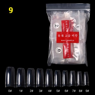 Bịch 500 móng úp đủ cỡ từ 0 - 9