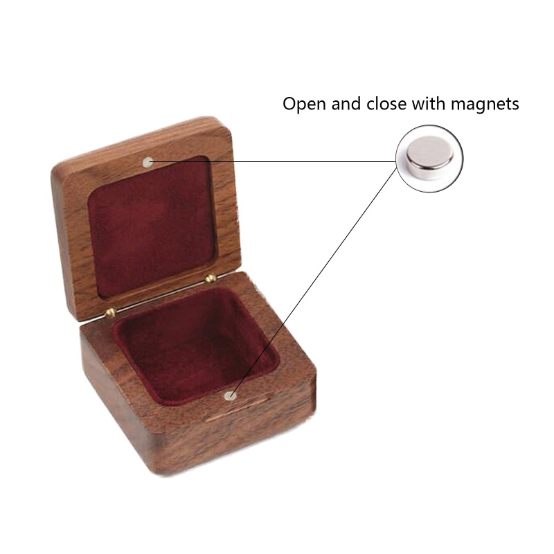 Flgo Hộp Đựng Nhẫn Đính Hôn / Trang Sức Tinh Tế Sắp Xếp Gọn Gàng Cho Ngày Của Cha