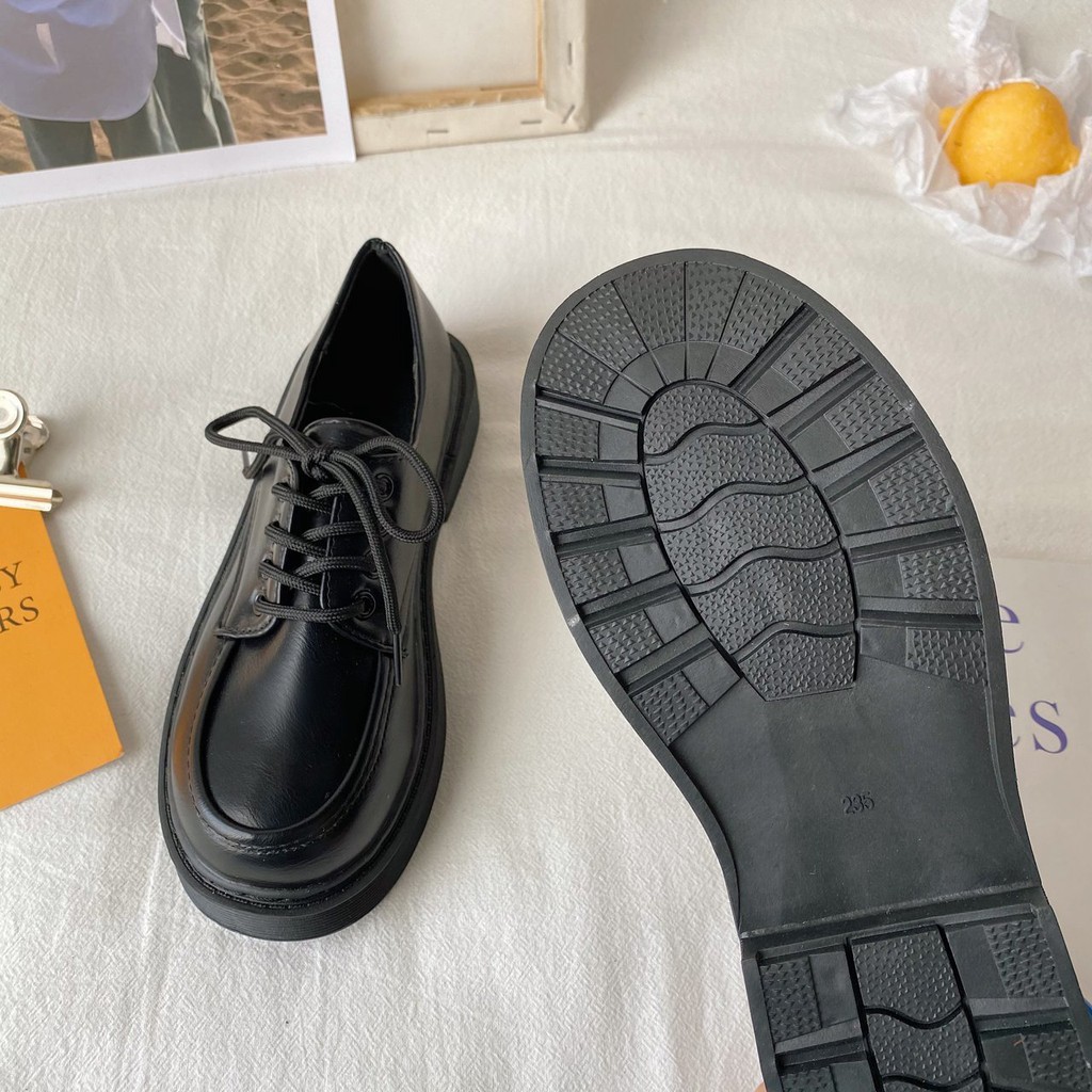 [ Mã 66CBSALE giảm 30K đơn 200K] Giày Da Thiết Kế Đơn Giản Dễ Phối Đồ Thời Trang Phong Cách Hàn Quốc | BigBuy360 - bigbuy360.vn