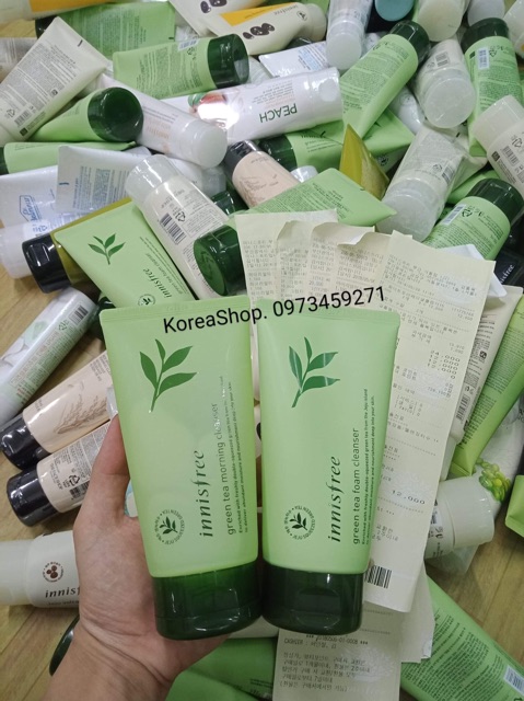 [Kèm bill] Sữa rửa mặt trà xanh Innisfree Green Tea Cleansing Foam bản 2019 | BigBuy360 - bigbuy360.vn