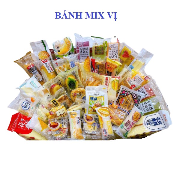 THÙNG BÁNH MIX ĐỦ VỊ ĐÀI LOAN 2.2KG KHẢNG 31 CÁI THƠM NGON ĐỦ VỊ