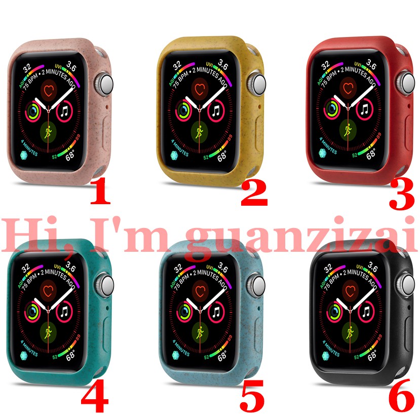 Ốp Bảo Vệ Bằng Silicon Mềm Cho Đồng Hồ Thông Minh Apple Watch 40mm 44mm Series 4/5