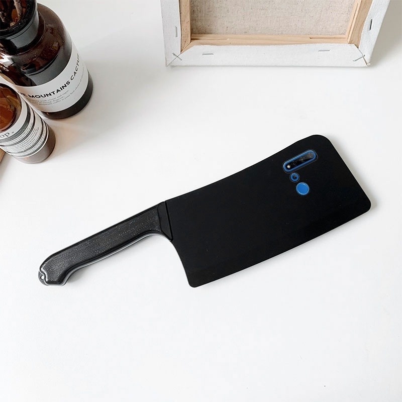 Ốp điện thoại thiết kế hình dao làm bếp độc đáo cho OPPO Realme XT C2 C3 3 5 5i 6 6i 7i X7 8 Pro