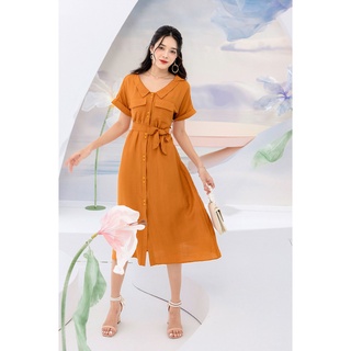Váy SM túi ngực cam HM